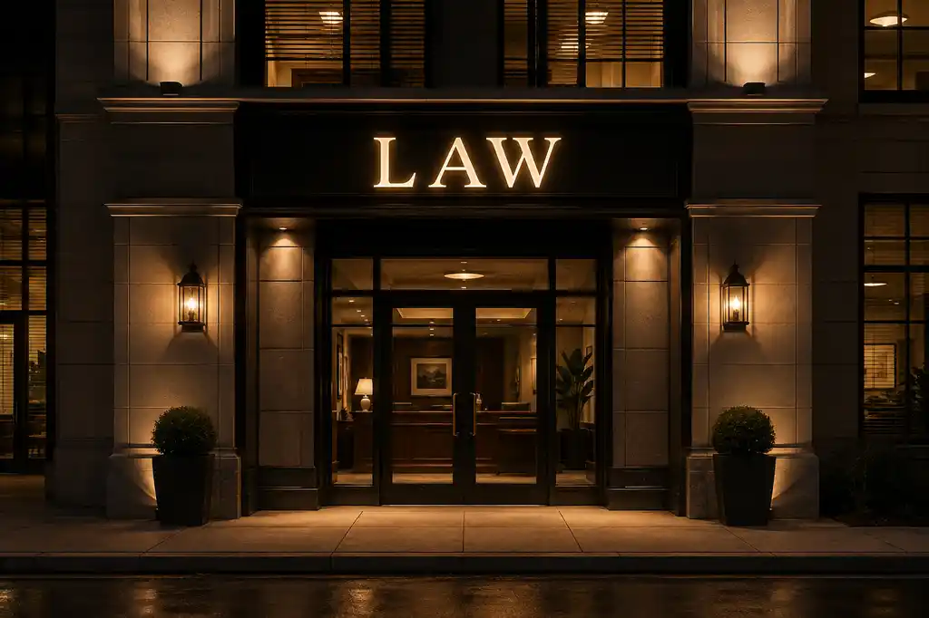 Law Firm storefront signage
