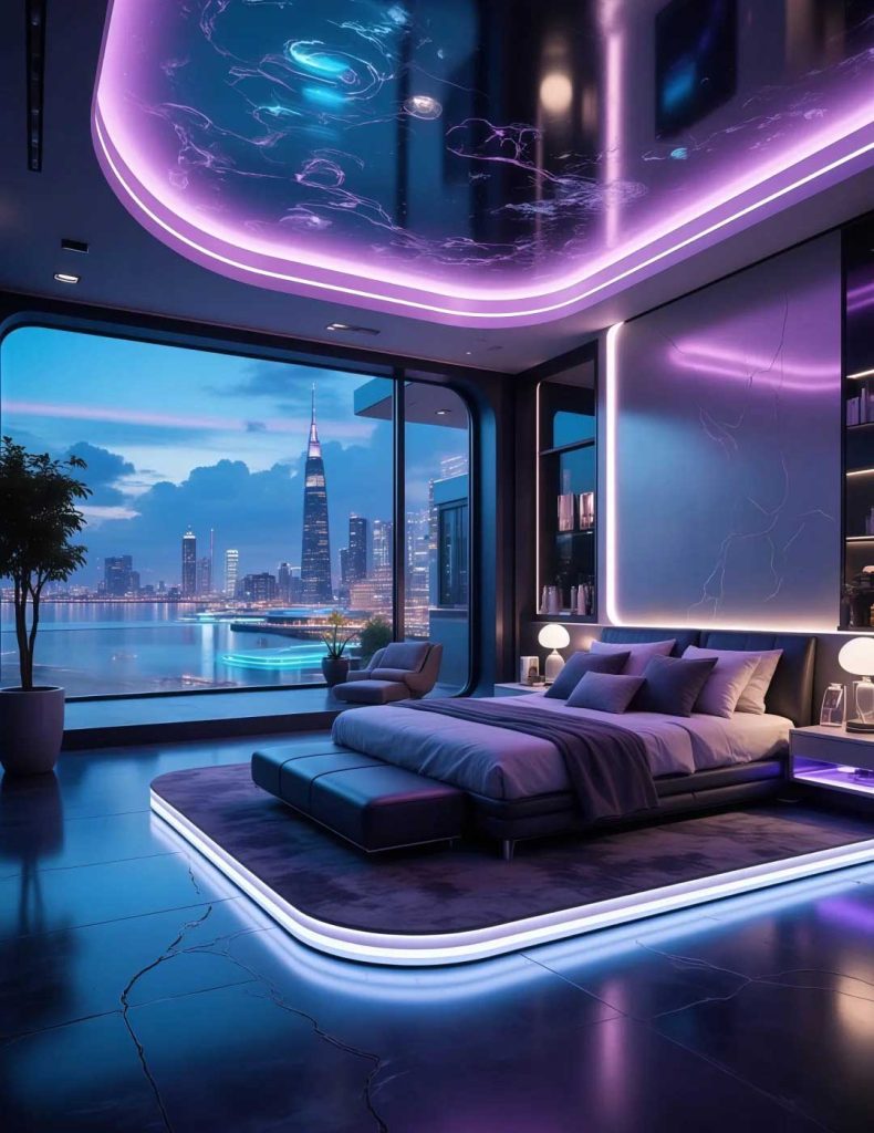 A Cyberpunk Home — Would Anyone Actually Love This?