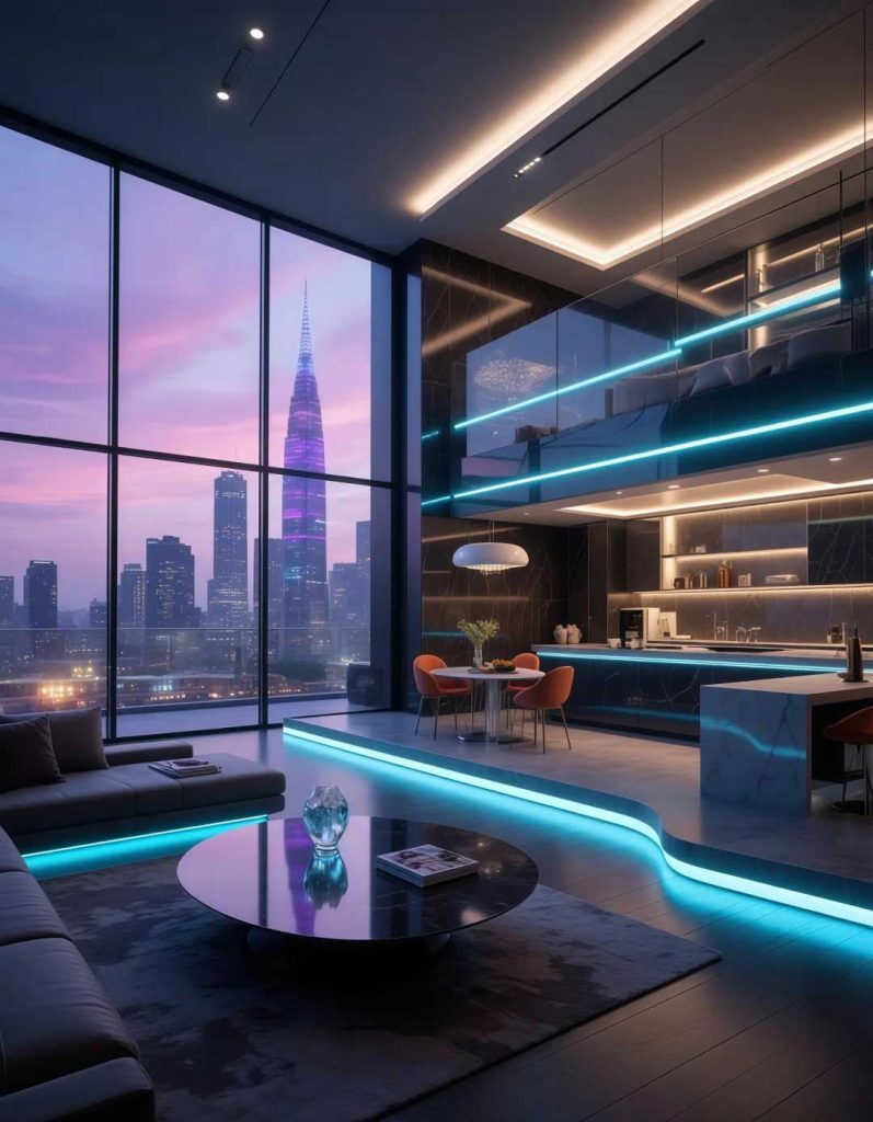 A Cyberpunk Home — Would Anyone Actually Love This?