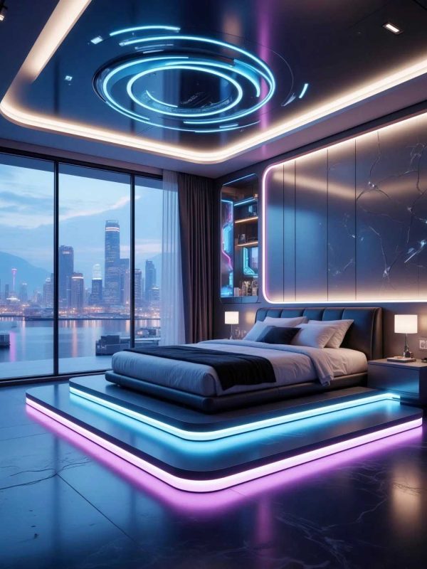 A Cyberpunk Home — Would Anyone Actually Love This?