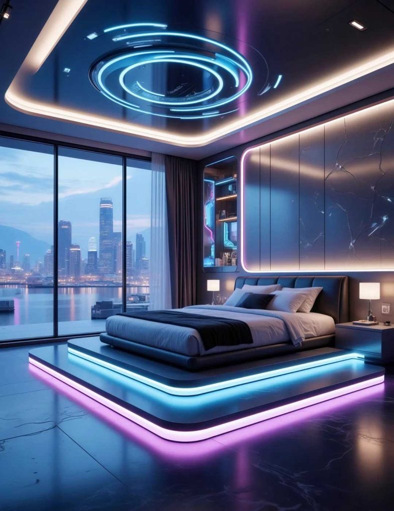 A Cyberpunk Home — Would Anyone Actually Love This?