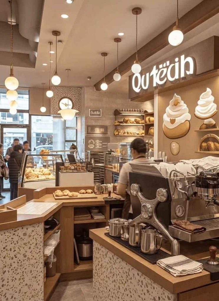 Bakery Signage Design Case: Wood-Toned Bakery