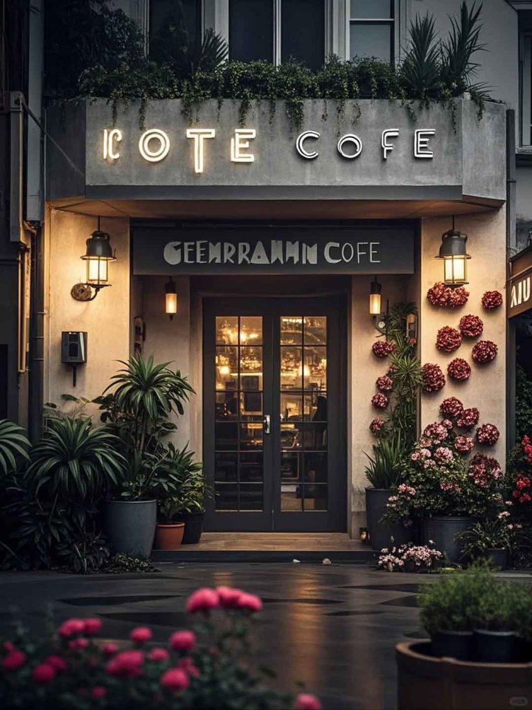 Store Design | A Vintage Romantic Café Overflowing with Ambience