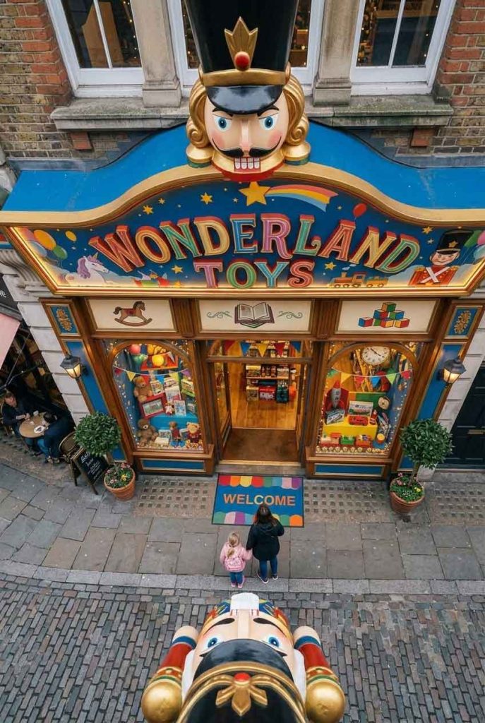 Toy Store Signage Design Case: Wonderland Toys