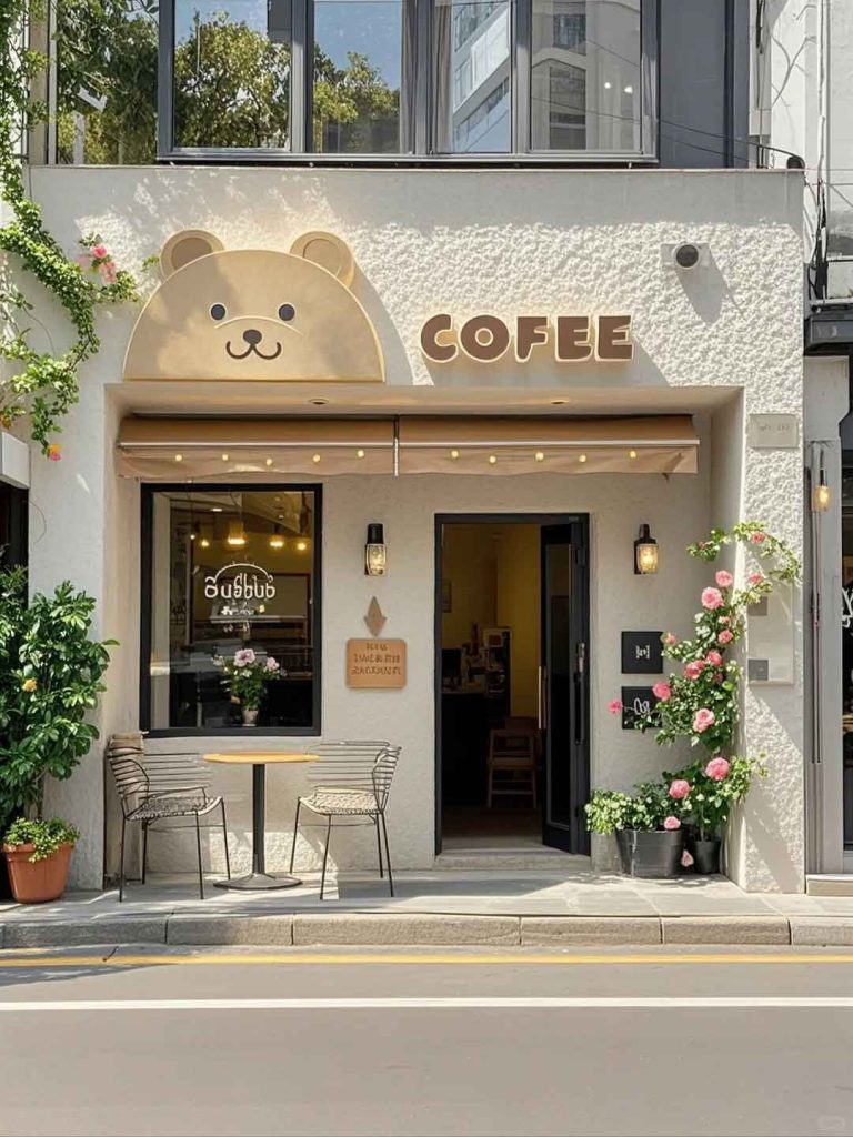 Coffee Shop Design | Modern Minimalist Style