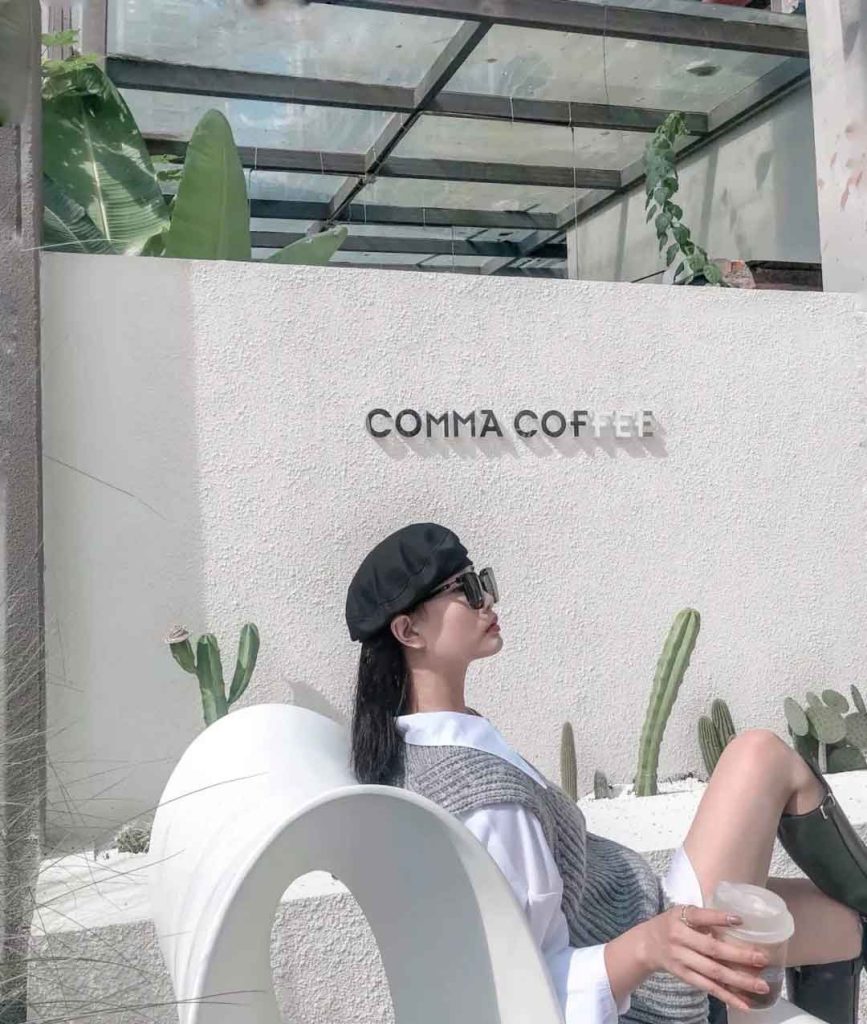 Coffee Shop Feature Wall Signage Case