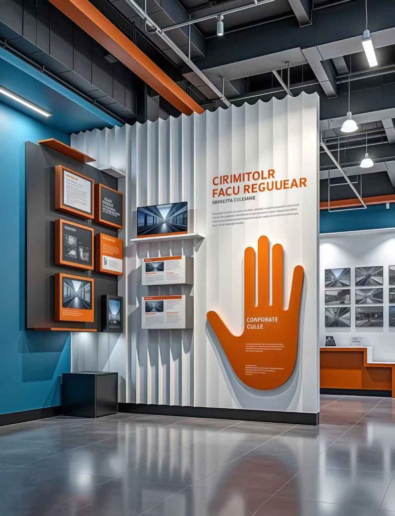 Corporate Culture Wall Design That Captivates at First Glance