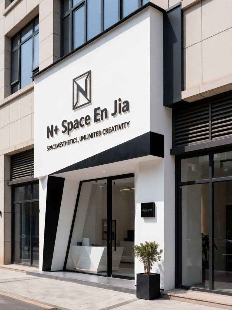 Creative Studio Signage Design Case: Design Studio Storefront D