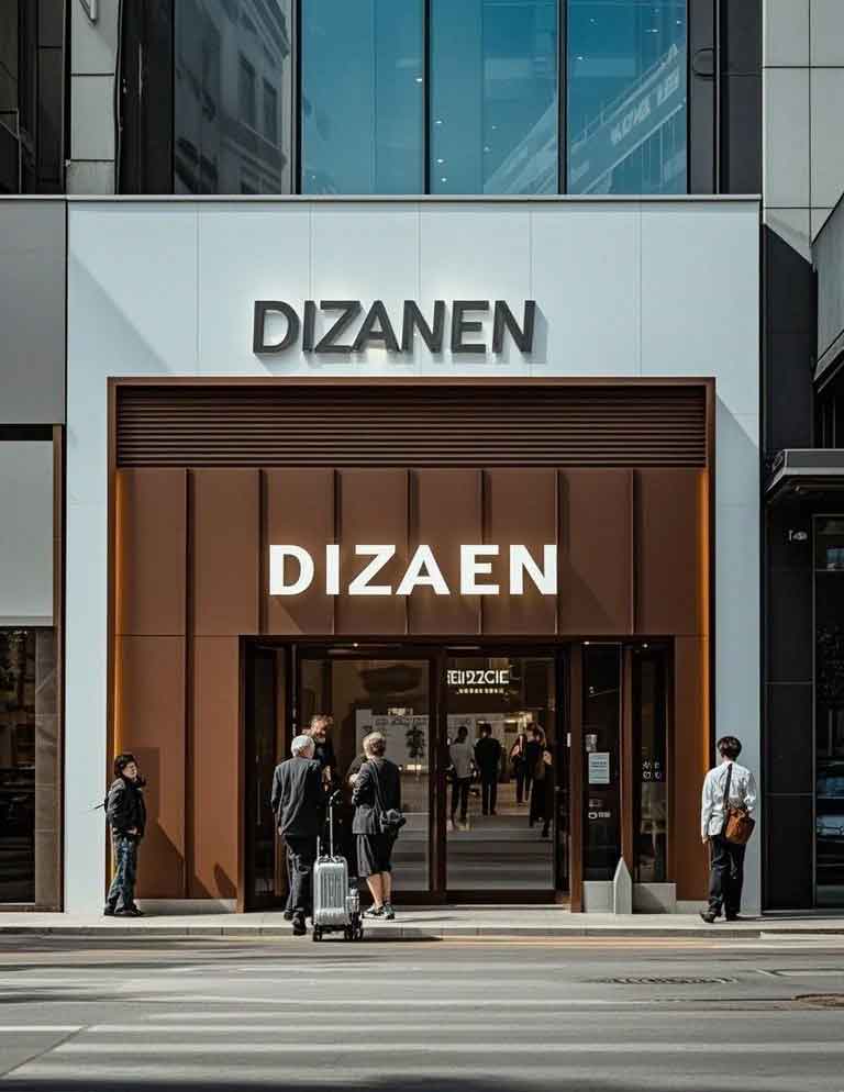 High-End Pharmacy Storefront Rendering Design