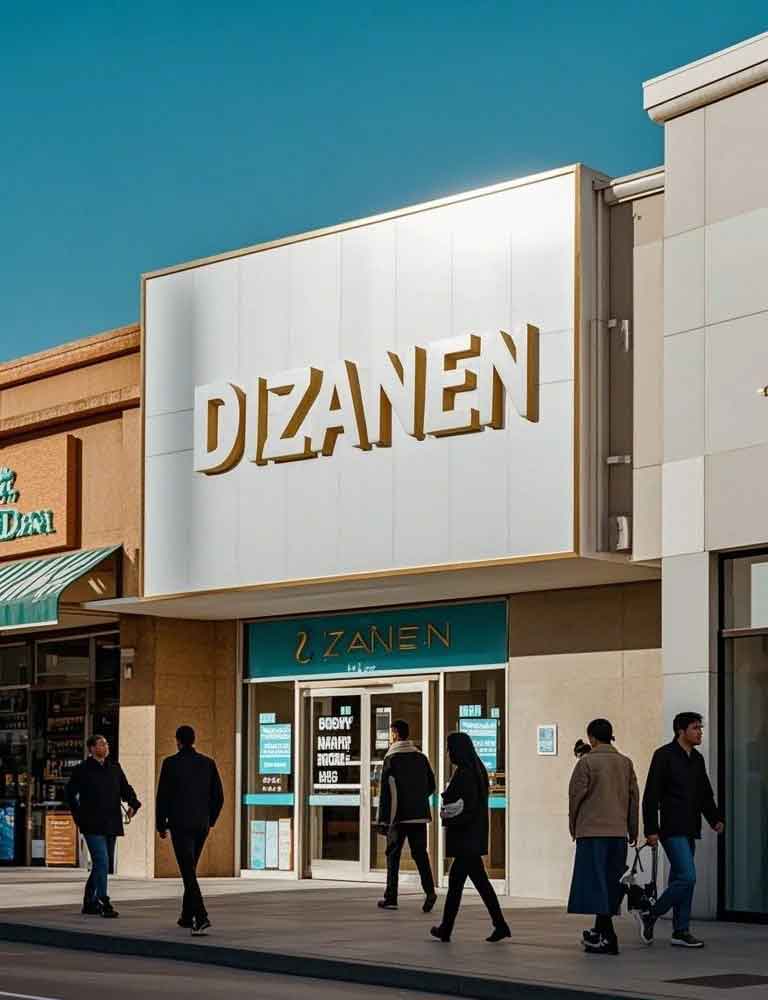 High-End Pharmacy Storefront Rendering Design
