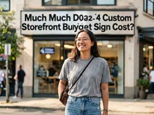 How Much Does a Custom Storefront Sign Cost? A 2026 Buyer’s Budget Guide
