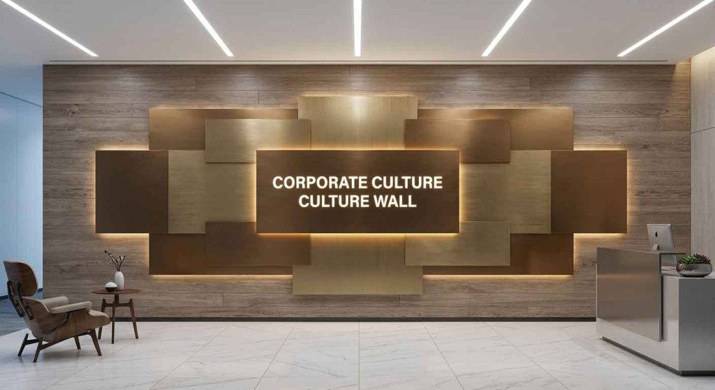 Corporate Office Signage Design Case: Image Wall Signage Design