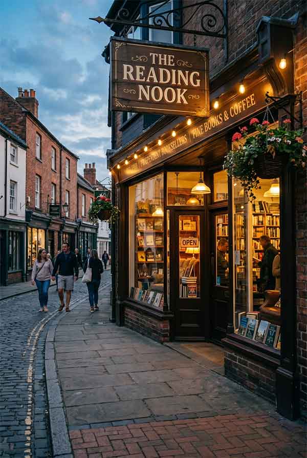 Bookstore Signage Design Case: The Reading Nook
