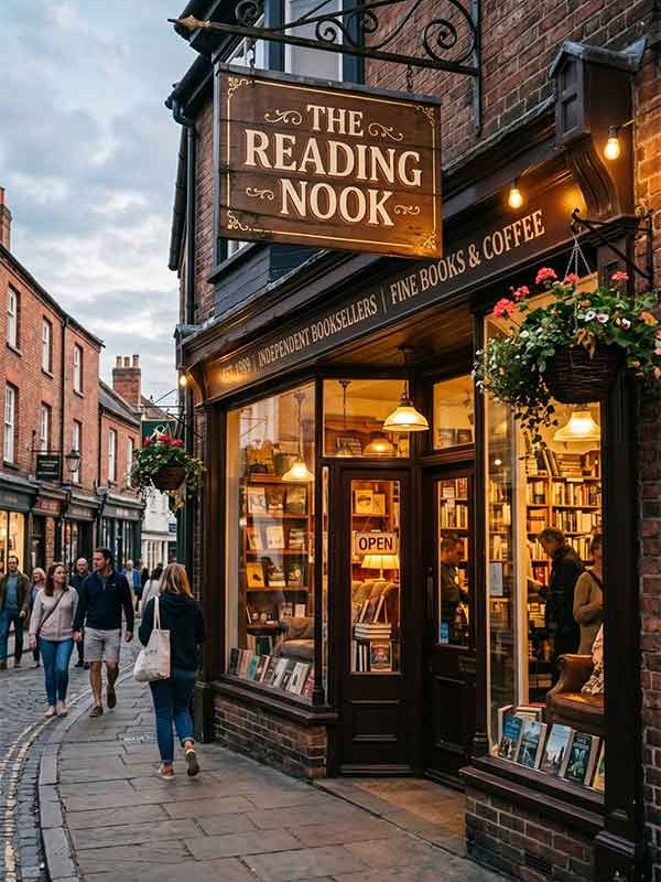 Bookstore Signage Design Case: The Reading Nook