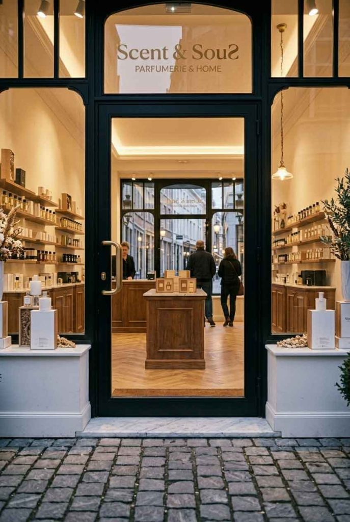 Fragrance Boutique Signage Design Case: Scent & Soul