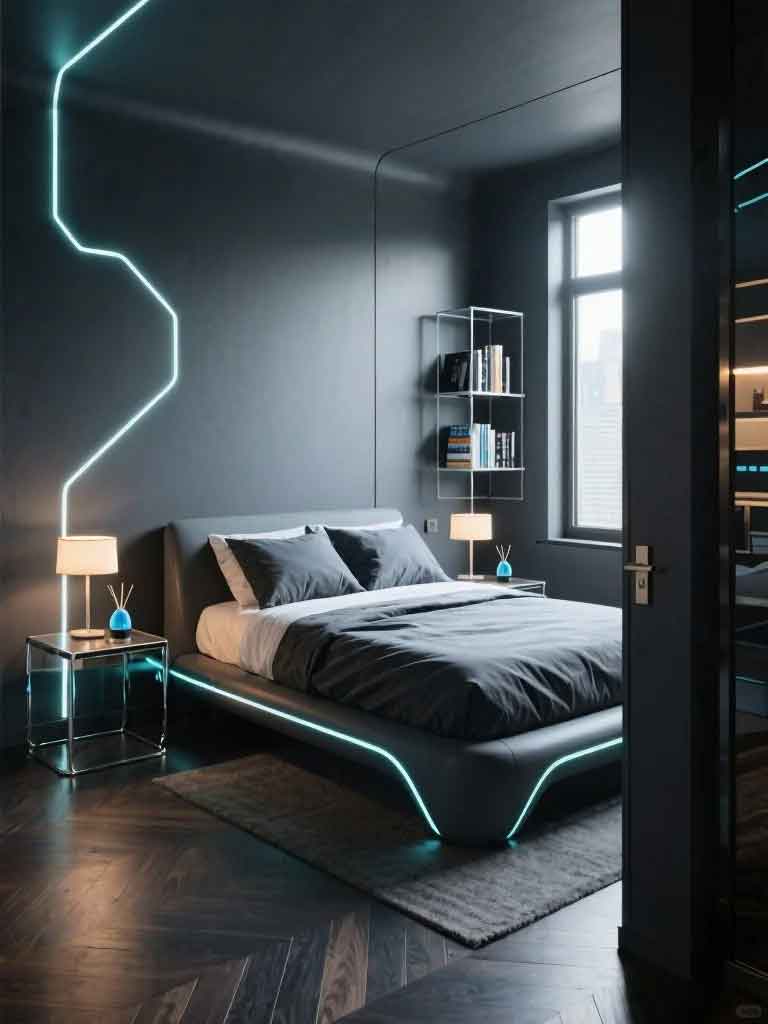 Mind-Blowing Cyberpunk Style Interior Design