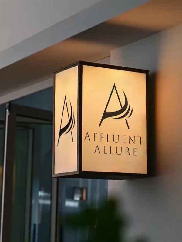 Luxury Boutique Signage Design Case: Affluent Allure