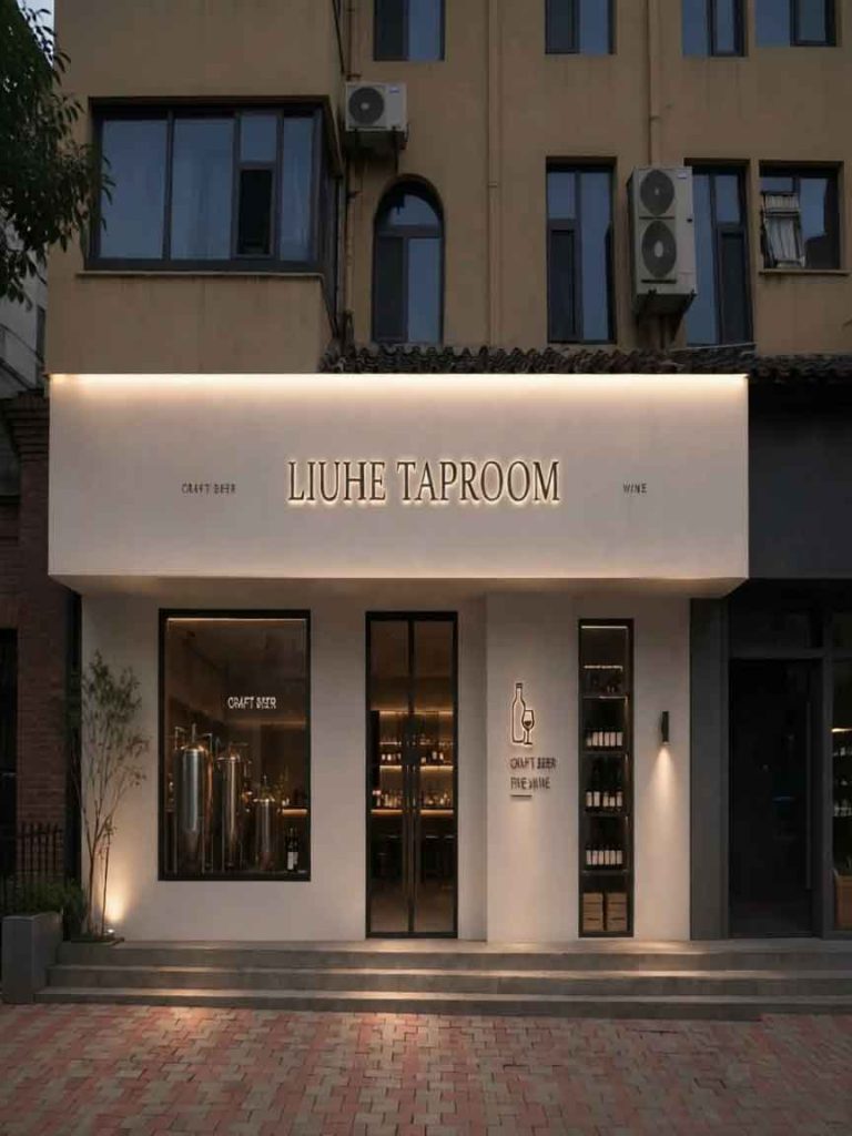 Bar & Taproom Signage Design Case: Liuhe Taproom