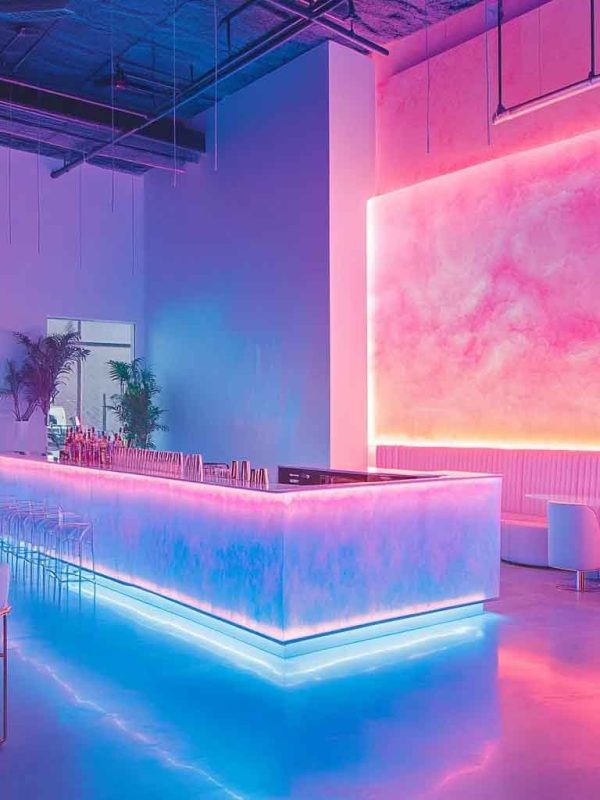 Shimmering Neon Bar | Lift Your Spirits