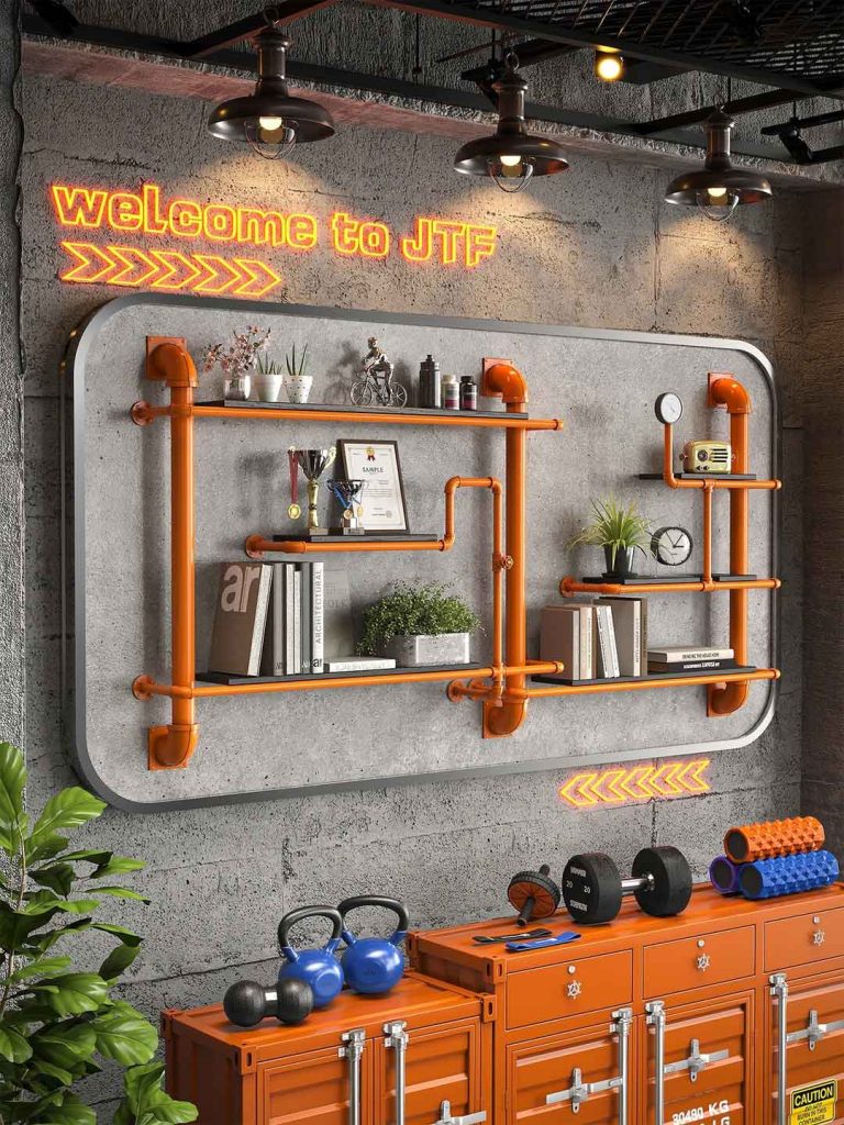 Source Iron Factory | Industrial-Style Pipe Shelving