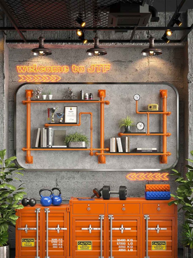Source Iron Factory | Industrial-Style Pipe Shelving