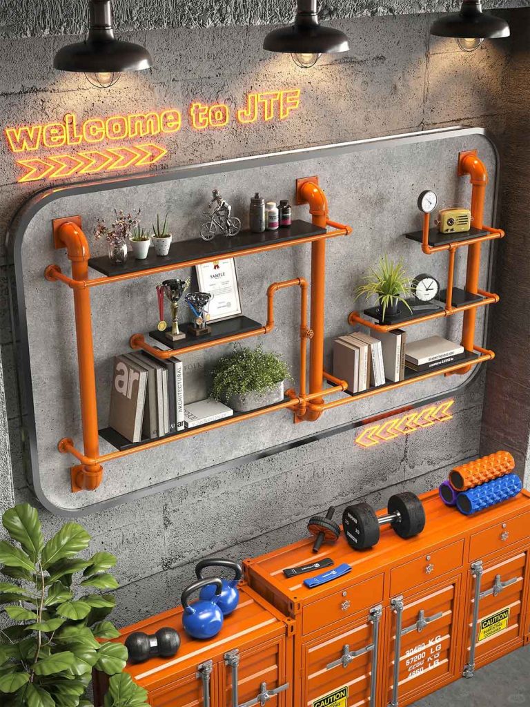 Source Iron Factory | Industrial-Style Pipe Shelving
