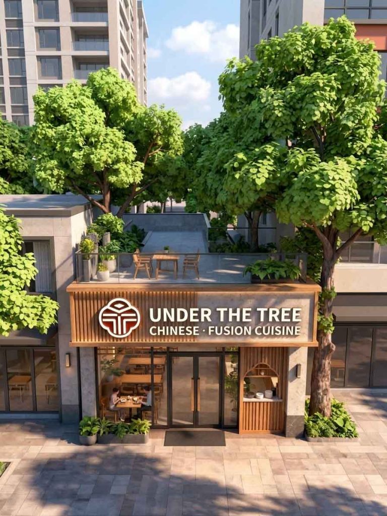 Restaurant Signage Design Case: Under the Tree