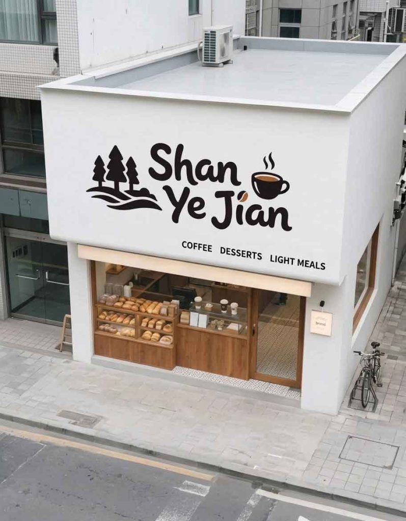 Cafe & Bistro Signage Design Case: Wilderness Bistro (Shan Ye Jian)