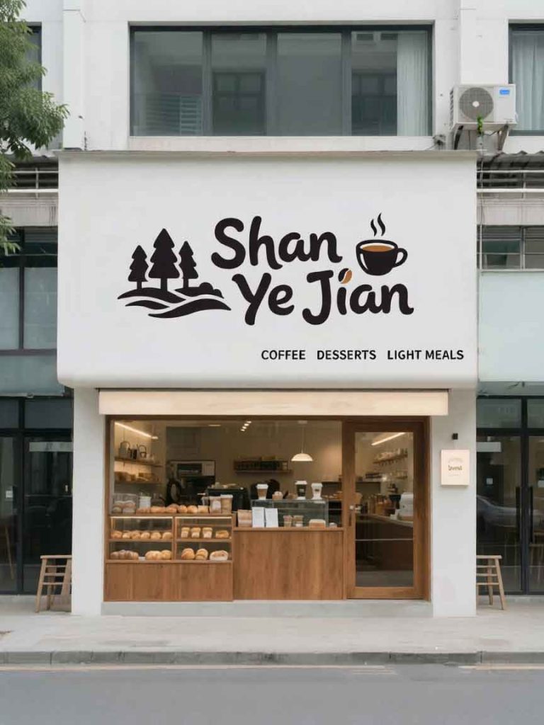Cafe & Bistro Signage Design Case: Wilderness Bistro (Shan Ye Jian)