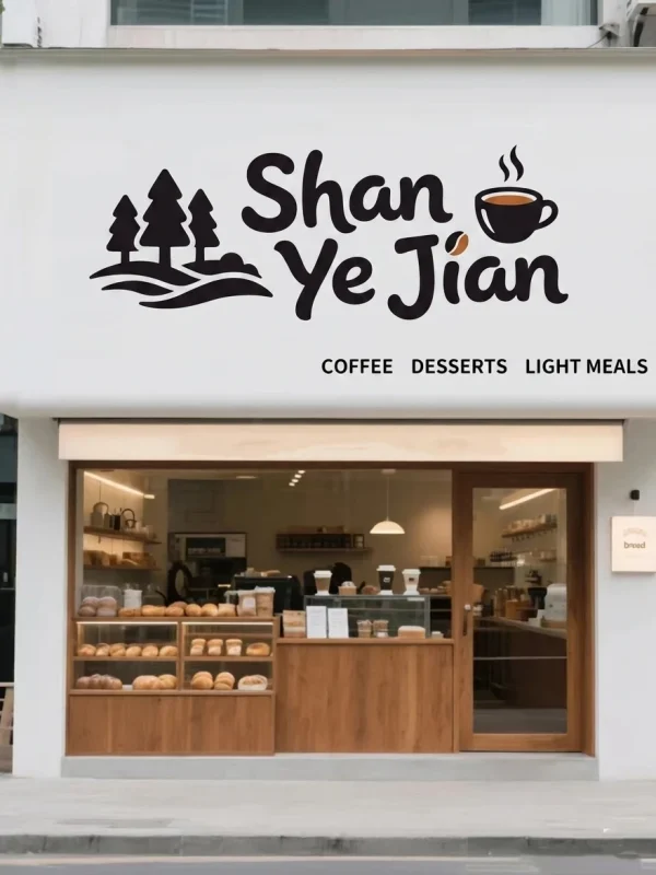 Cafe & Bistro Signage Design Case: Wilderness Bistro (Shan Ye Jian)