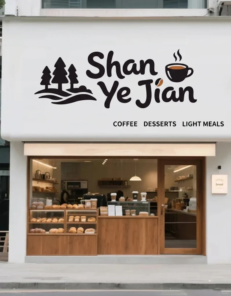 Cafe & Bistro Signage Design Case: Wilderness Bistro (Shan Ye Jian)