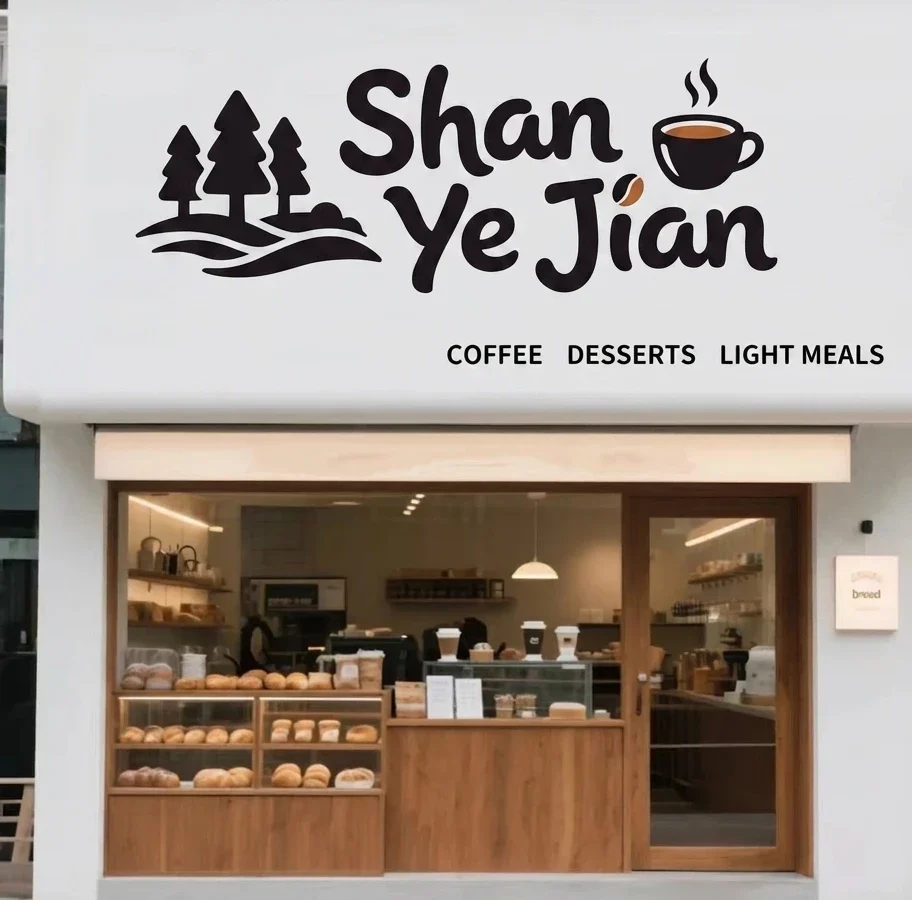 Cafe & Bistro Signage Design Case: Wilderness Bistro (Shan Ye Jian)