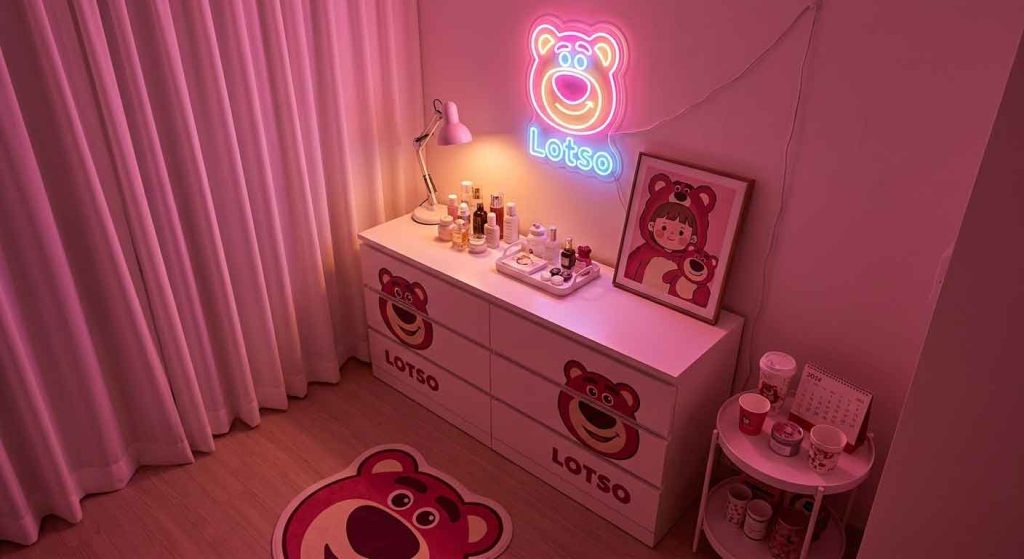 Commercial Storefront Sign Design Case: Strawberry Bear-Themed