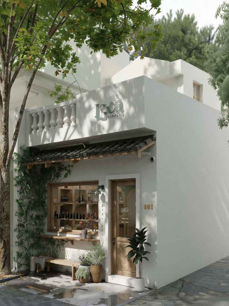 Storefront Signage Design Case: Street-Facing Rendering