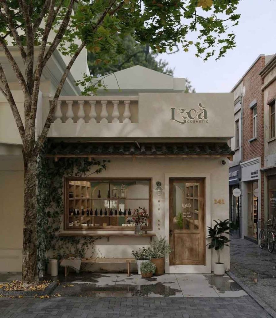 Storefront Signage Design Case: Street-Facing Rendering