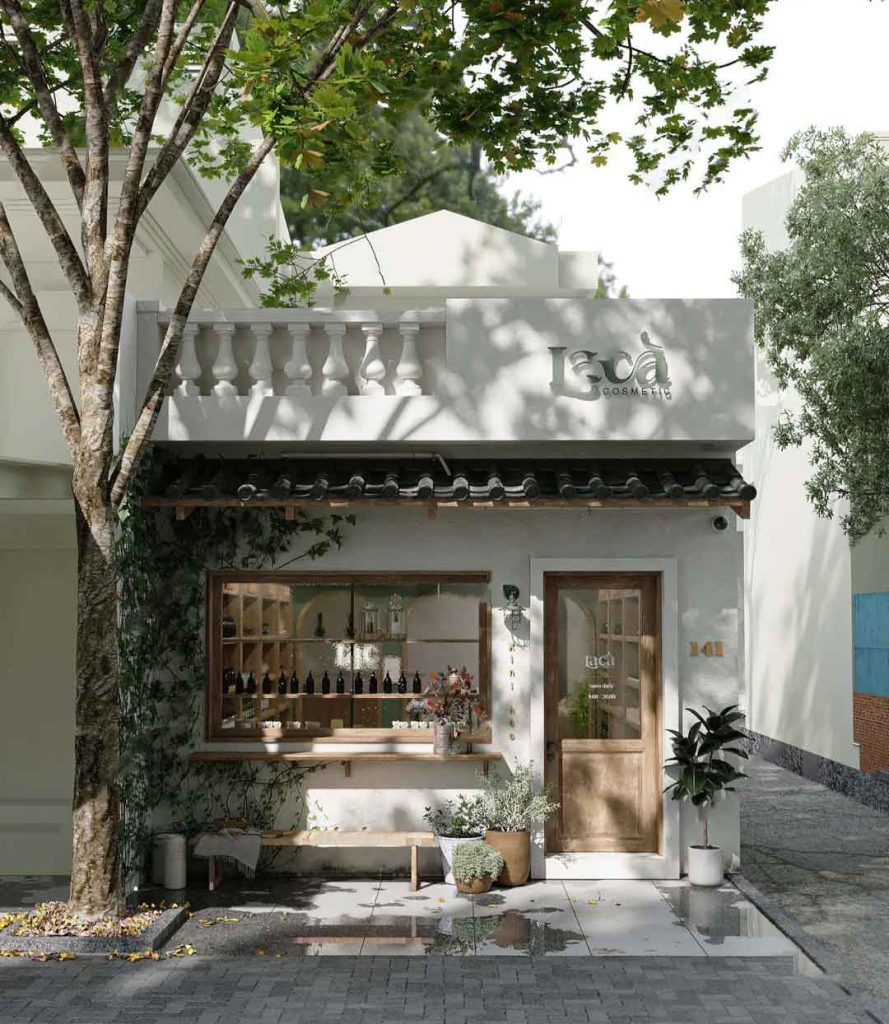 Street-Facing Storefront Design Rendering