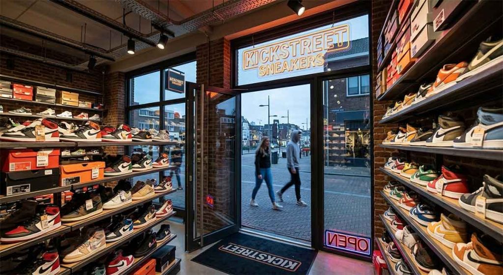 Sneaker Store Signage Design Case: KickStreet