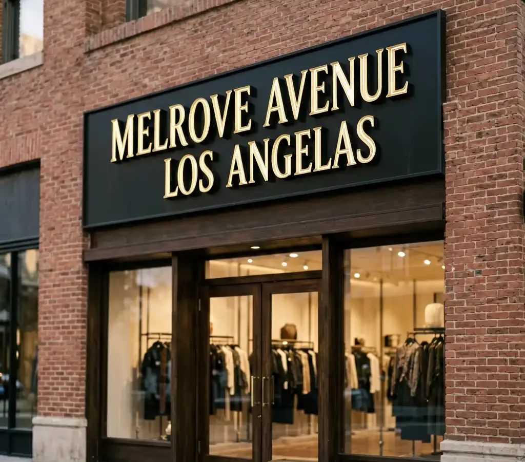 Stitch & Thread — Fashion Boutique Signage Design in Downtown Los Angeles