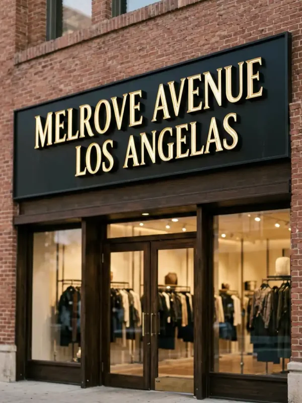 Stitch & Thread — Fashion Boutique Signage Design in Downtown Los Angeles