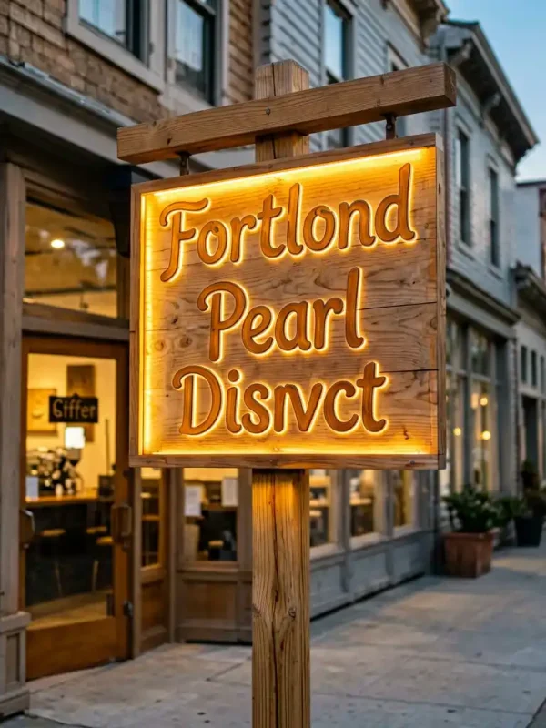 Morning Grind — Coffee Shop Signage Design for Portland Pearl District