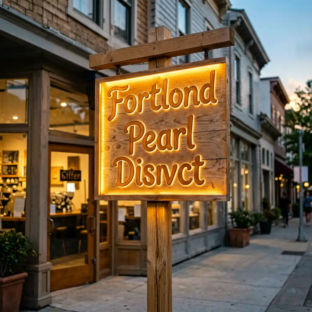 Morning Grind — Coffee Shop Signage Design for Portland Pearl District