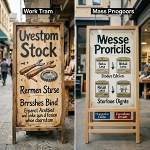 Featured image for Custom vs Pre Made Business Signs Which Is Best For Your Budget Brand?