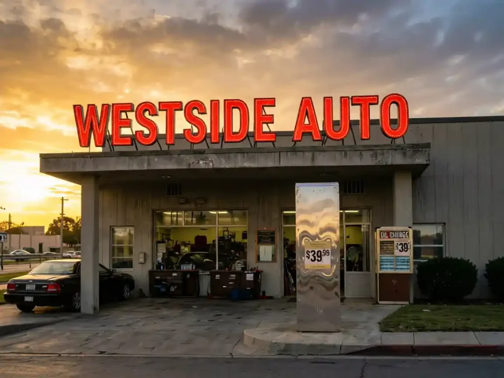 Auto Repair Shop Signage Design Case: Westside Automotive