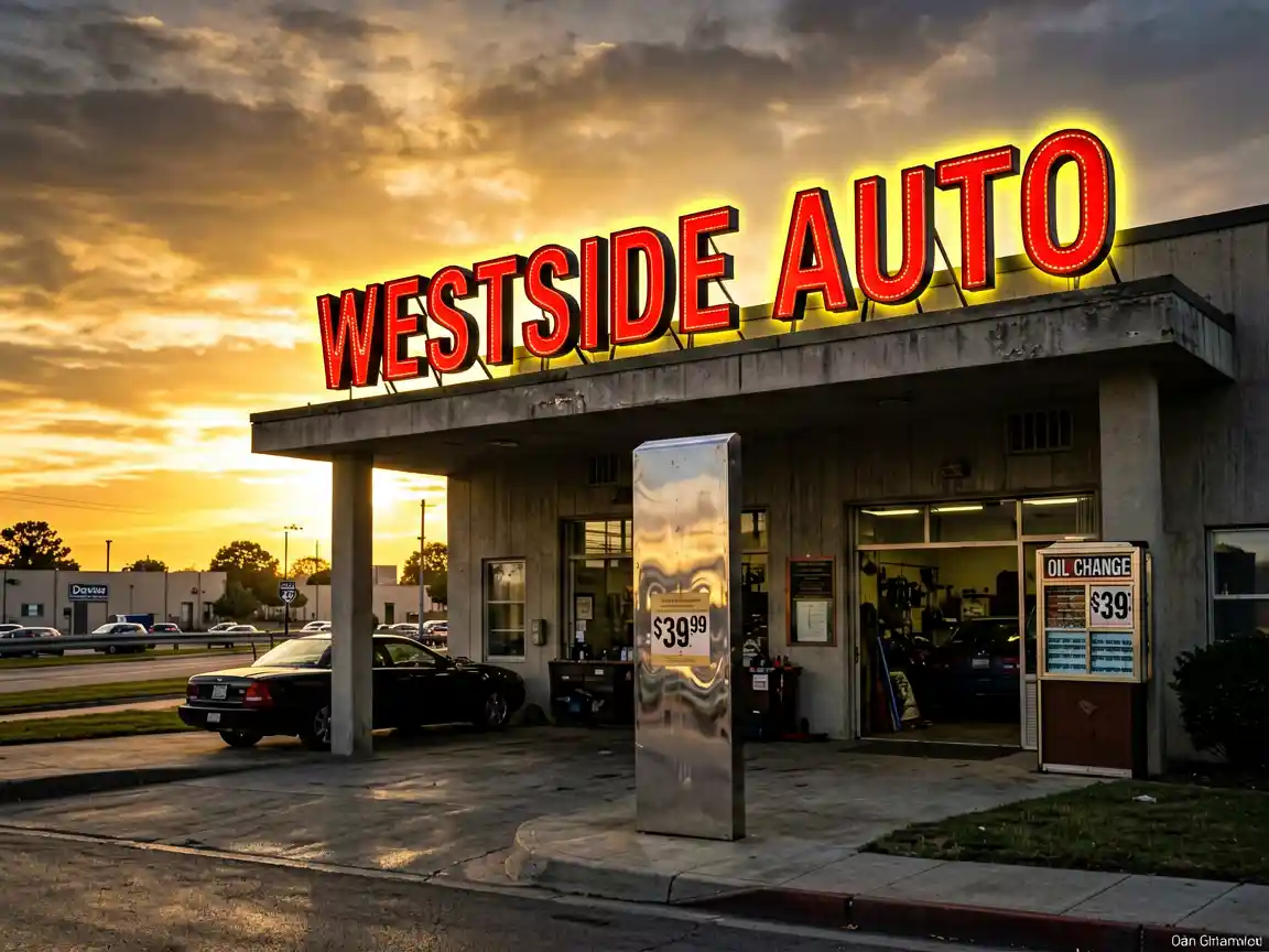 Auto Repair Shop Signage Design Case: Westside Automotive