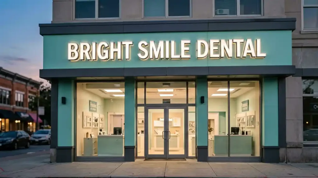 Dental Clinic Signage Design Case: Bright Smile Dental