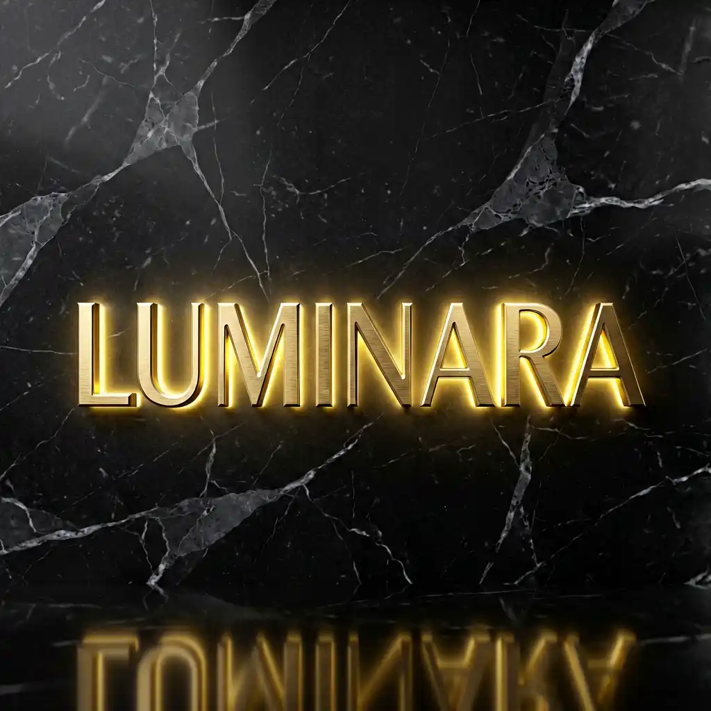 Luminara jewelry boutique sign on Rodeo Drive — close-up detail of signage