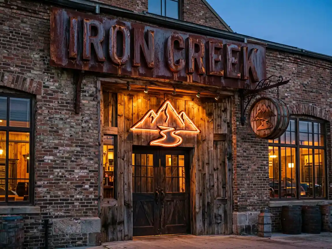 Microbrewery Signage Design Case: Iron Creek Brewing Co.