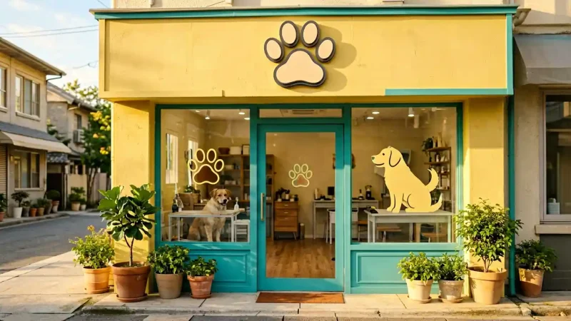 Best Storefront Sign Materials for Pet Grooming & Veterinary Businesses