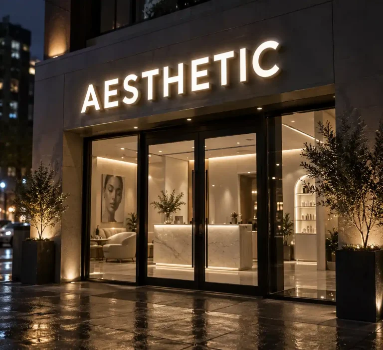Aesthetic Clinic Front Lit Channel Letters