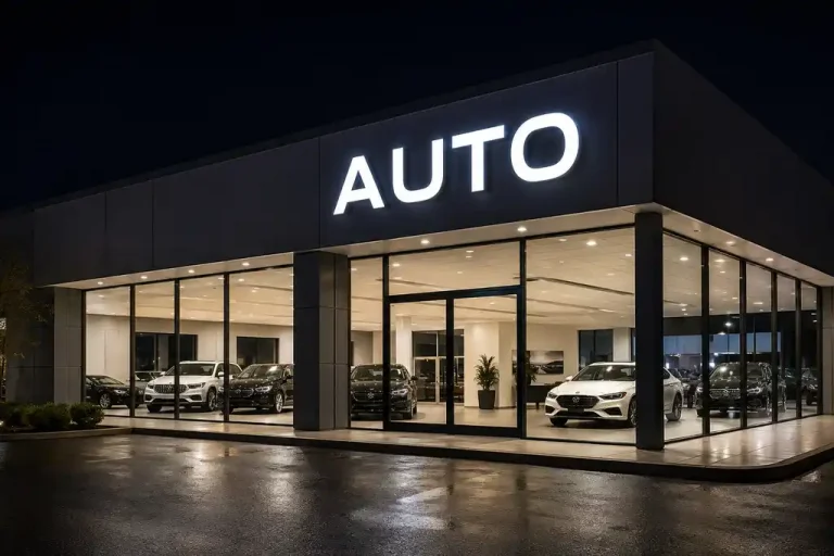 Auto 4S Dealer Channel Letters